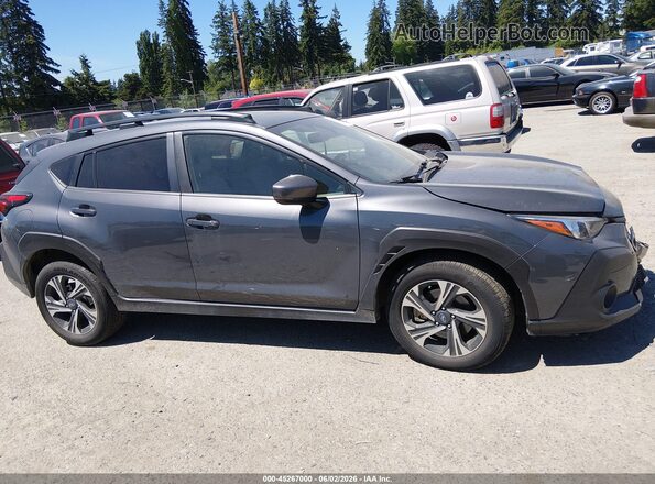 JF2GUADC7R8309221 2024 SUBARU CROSSTREK Gray Սալոնի հետևի տեսք