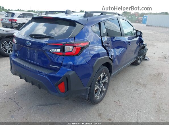 JF2GUADC7R8897086 2024 SUBARU CROSSTREK Blue Trasero derecho
