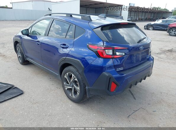 JF2GUADC7R8897086 2024 SUBARU CROSSTREK Blue Trasero izquierdo