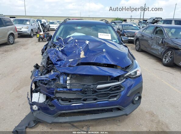 JF2GUADC7R8897086 2024 SUBARU CROSSTREK Blue Vista del salpicadero
