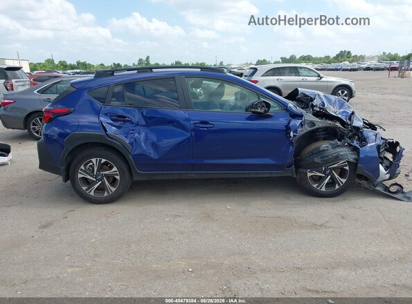 JF2GUADC7R8897086 2024 SUBARU CROSSTREK Blue Vista del cuadro de instrumentos