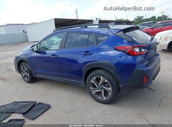 JF2GUADC7R8897086 2024 SUBARU CROSSTREK Blue Vista interior trasera