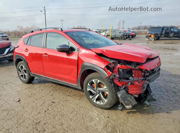 JF2GUADC7RH394352 2024 SUBARU CROSSTREK Red Front right