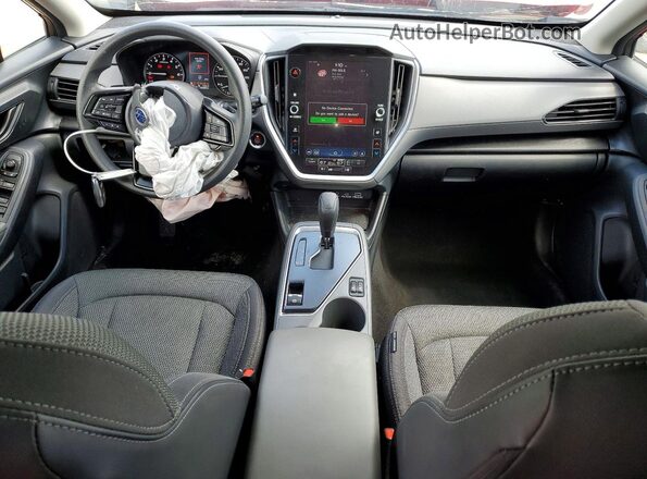 JF2GUADC7RH394352 2024 SUBARU CROSSTREK Red Dashboard view