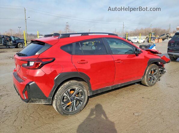 JF2GUADC7RH394352 2024 SUBARU CROSSTREK Red Rear right