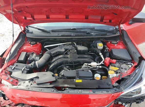 JF2GUADC7RH394352 2024 SUBARU CROSSTREK Red Engine compartment view