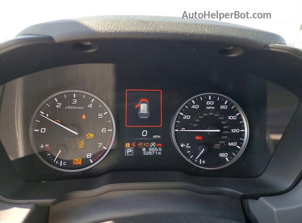 JF2GUADC8R8278397 2024 SUBARU CROSSTREK Silver Widok zestawu wskaźników