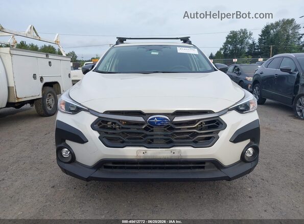 JF2GUADC8R8914624 2024 SUBARU CROSSTREK White Instrument cluster view