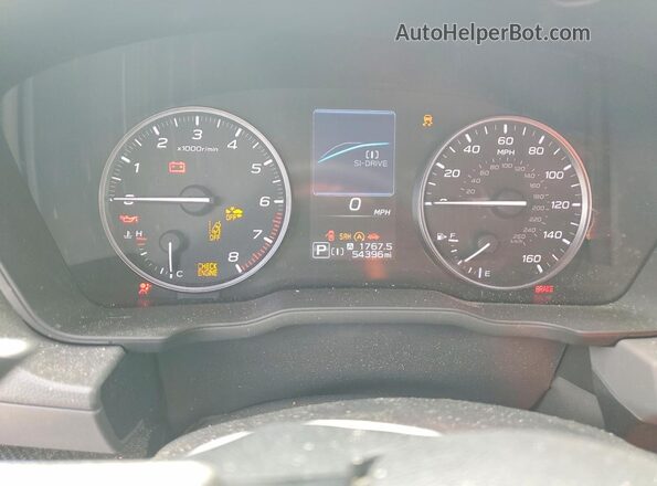 JF2GUADC8RH203442 2024 SUBARU CROSSTREK Red Instrument cluster view