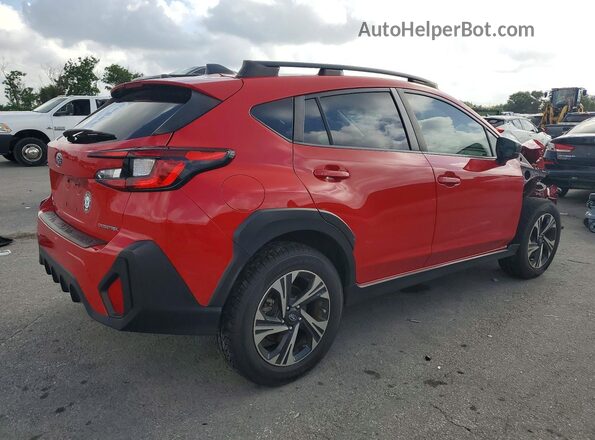 JF2GUADC8RH203442 2024 SUBARU CROSSTREK Red Rear right