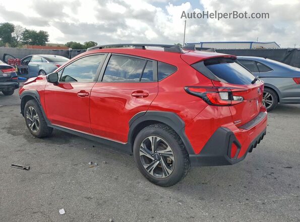 JF2GUADC8RH203442 2024 SUBARU CROSSTREK Red Rear left