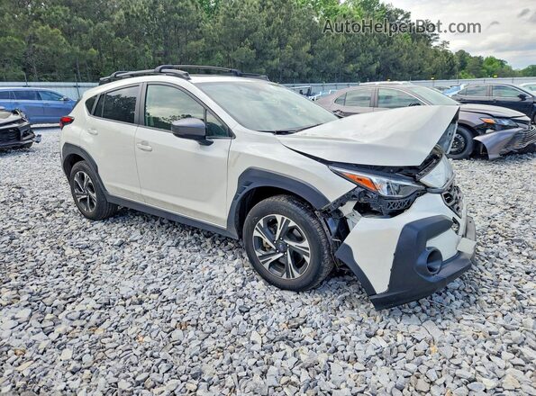 JF2GUADC9R8278246 2024 SUBARU CROSSTREK Белый Передняя правая четверть