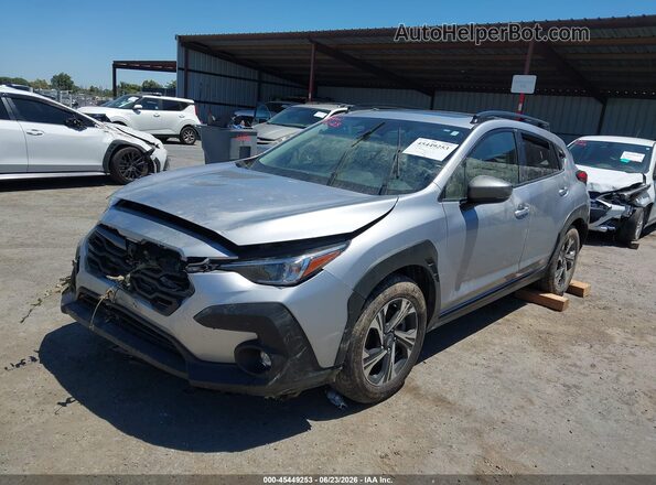 JF2GUADC9R8864848 2024 SUBARU CROSSTREK Silver Front view