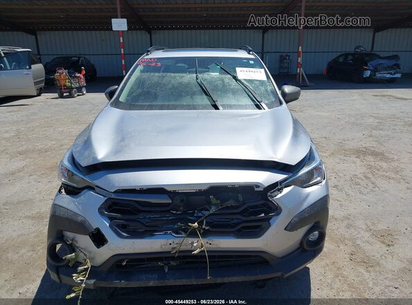 JF2GUADC9R8864848 2024 SUBARU CROSSTREK Silver Dashboard view