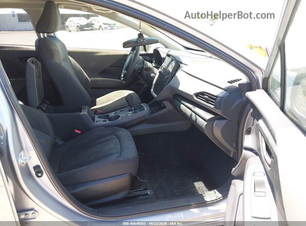 JF2GUADC9R8864848 2024 SUBARU CROSSTREK Silver Front interior view
