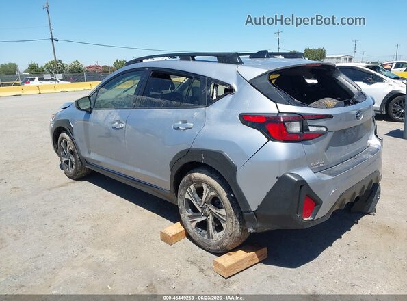 JF2GUADC9R8864848 2024 SUBARU CROSSTREK Silver Rear left