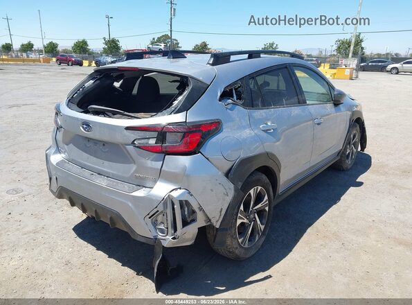 JF2GUADC9R8864848 2024 SUBARU CROSSTREK Silver Rear right