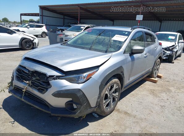 JF2GUADC9R8864848 2024 SUBARU CROSSTREK Silver Front left