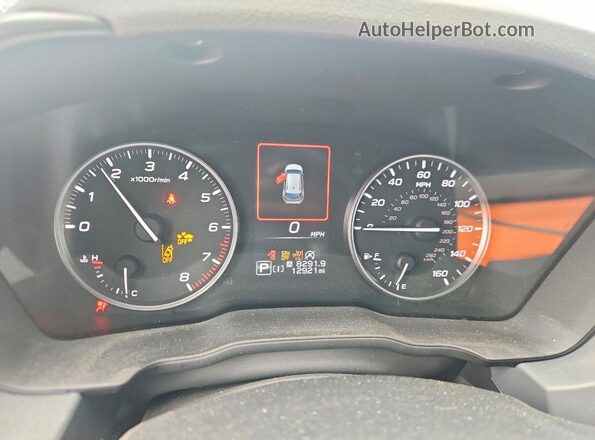 JF2GUADC9RH907987 2024 SUBARU CROSSTREK White Instrument cluster view