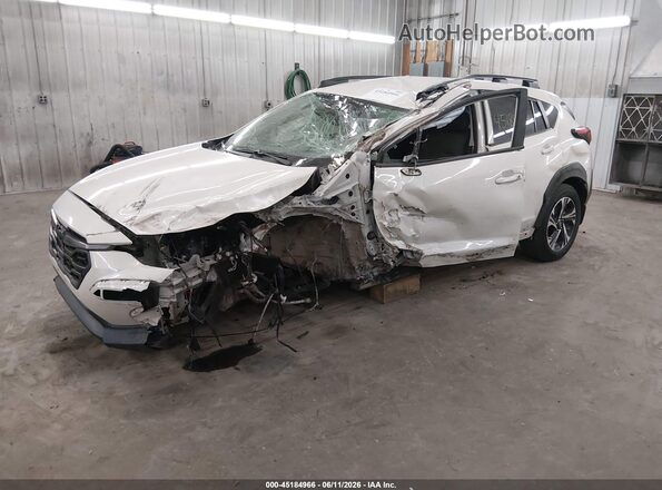 JF2GUADCXR8883649 2024 SUBARU CROSSTREK Белый Передняя левая четверть