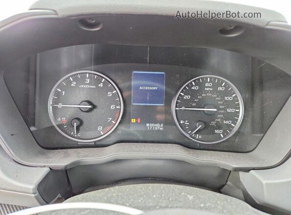 JF2GUADCXRH898863 2024 SUBARU CROSSTREK Gray Вид щитка приладів