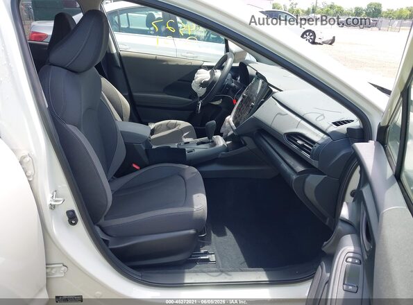 JF2GUHDC0S8344083 2025 SUBARU CROSSTREK White Widok wnętrza z przodu