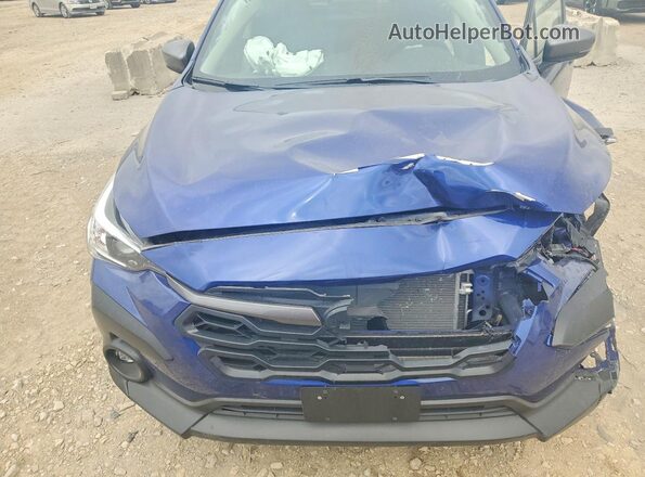 JF2GUHDC0SH333777 2025 SUBARU CROSSTREK Blue Vista del compartimento del motor