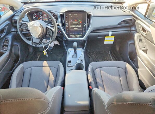 JF2GUHDC1S8203877 2025 SUBARU CROSSTREK White Вид панелі приладів