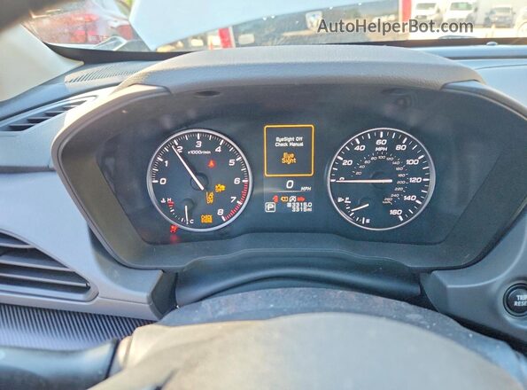 JF2GUHDC1S8203877 2025 SUBARU CROSSTREK White Вид щитка приладів