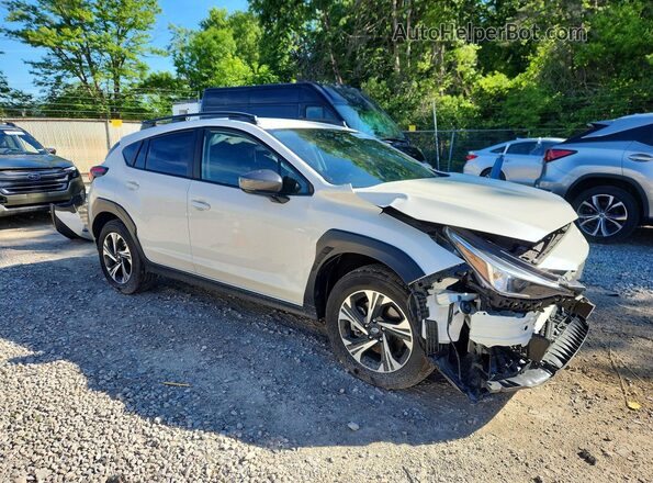 JF2GUHDC1S8203877 2025 SUBARU CROSSTREK White Передня права чверть