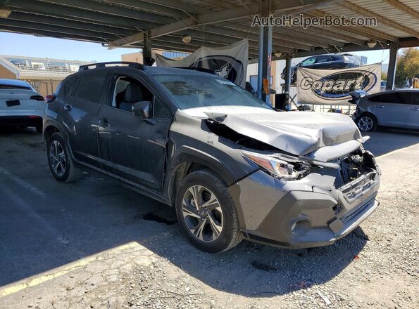 JF2GUHDC1S8299798 2025 SUBARU CROSSTREK Gray Delantero derecho