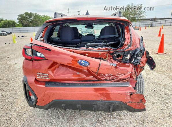 JF2GUHDC1SH213728 2025 SUBARU CROSSTREK Orange Вид ззаду