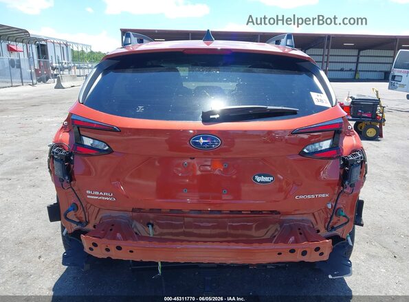 JF2GUHDC1SH241710 2025 SUBARU CROSSTREK Orange 