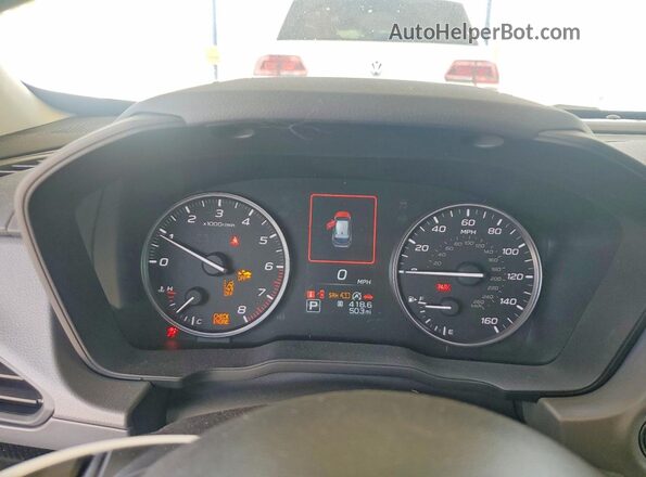JF2GUHDC1SH310962 2025 SUBARU CROSSTREK Синий Вид щитка приборов