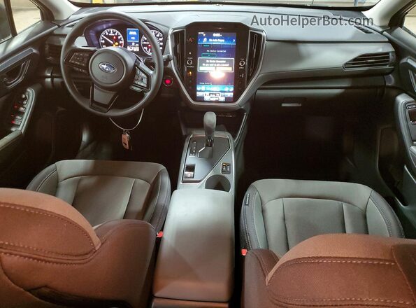 JF2GUHDC3SH305472 2025 SUBARU CROSSTREK Blue Dashboard view