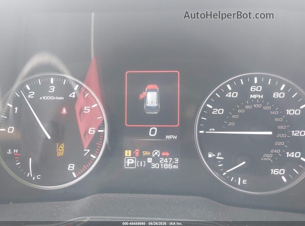 JF2GUHDC4S8222648 2025 SUBARU CROSSTREK Silver Հետևի նստատեղերի տեսք