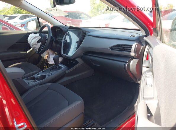 JF2GUHDC4SH305562 2025 SUBARU CROSSTREK Red Vista interior delantera