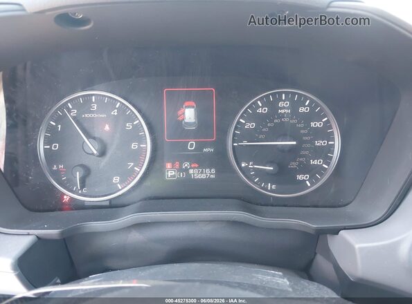 JF2GUHDC4SH305562 2025 SUBARU CROSSTREK Red Vista de los asientos traseros