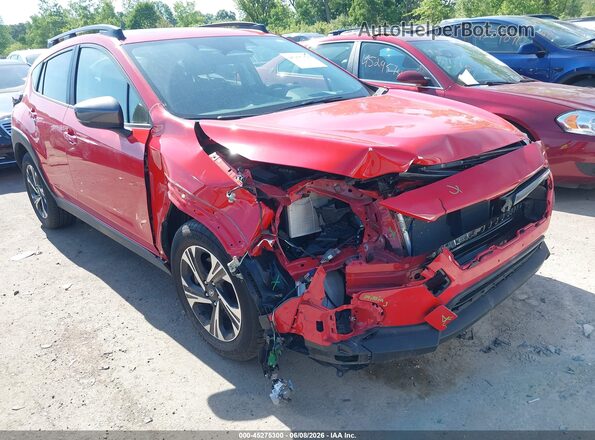 JF2GUHDC4SH305562 2025 SUBARU CROSSTREK Red Vista frontal