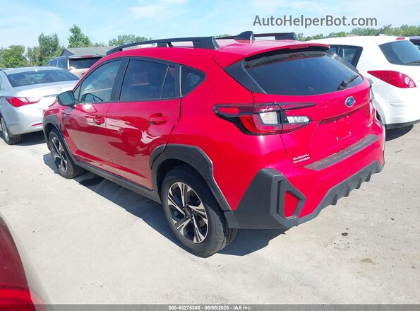 JF2GUHDC4SH305562 2025 SUBARU CROSSTREK Red Trasero izquierdo