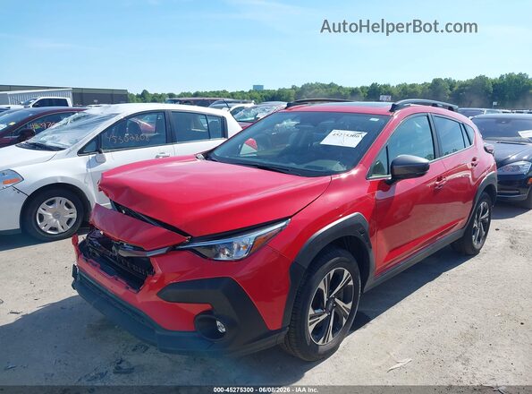 JF2GUHDC4SH305562 2025 SUBARU CROSSTREK Red Vista tres cuartos delantera izquierda