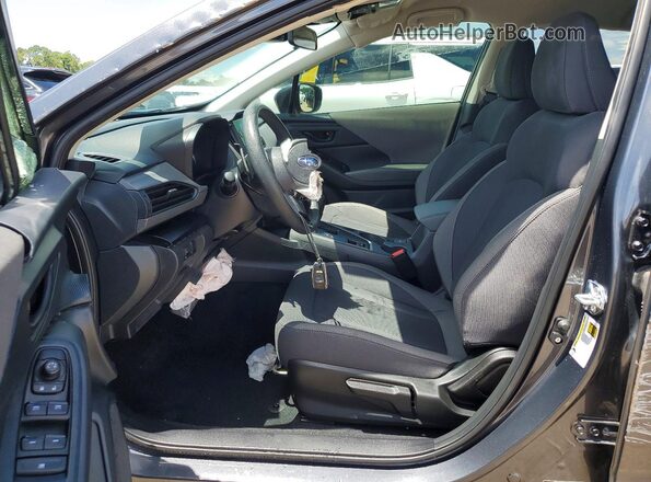 JF2GUHDC5S8343012 2025 SUBARU CROSSTREK Gray Widok wnętrza z przodu