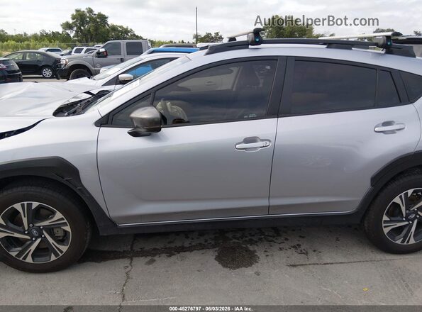 JF2GUHDC6S8253965 2025 SUBARU CROSSTREK Silver სალონის 360-გრადუსიანი ხედი