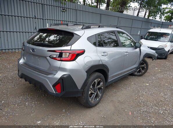 JF2GUHDC6SH226085 2025 SUBARU CROSSTREK Silver Trasero derecho