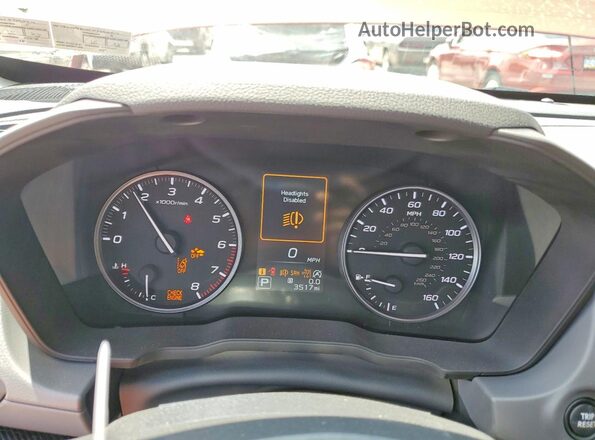 JF2GUHDC6SH329054 2025 SUBARU CROSSTREK Оранжевый Вид щитка приборов