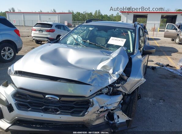 JF2GUHDC7S8260438 2025 SUBARU CROSSTREK Silver Vista frontal