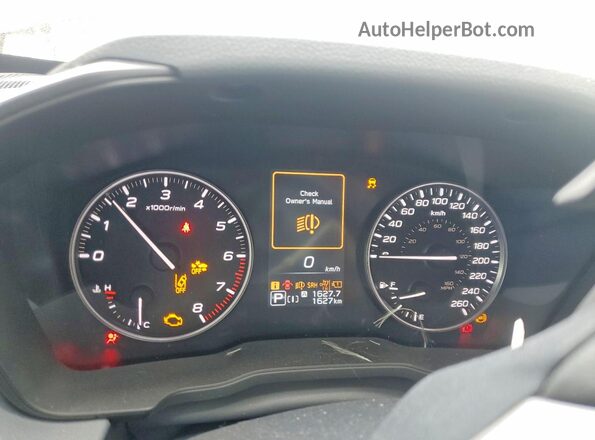 JF2GUHDC7T8218725 2026 SUBARU CROSSTREK Gray Vista del cuadro de instrumentos