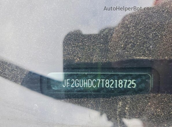 JF2GUHDC7T8218725 2026 SUBARU CROSSTREK Gray Vista de la etiqueta del VIN