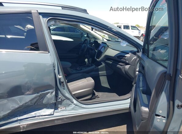 JF2GUHDC8S8238321 2025 SUBARU CROSSTREK Silver Widok wnętrza z przodu