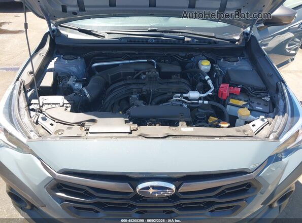 JF2GUHDC8S8238321 2025 SUBARU CROSSTREK Silver Widok z tyłu
